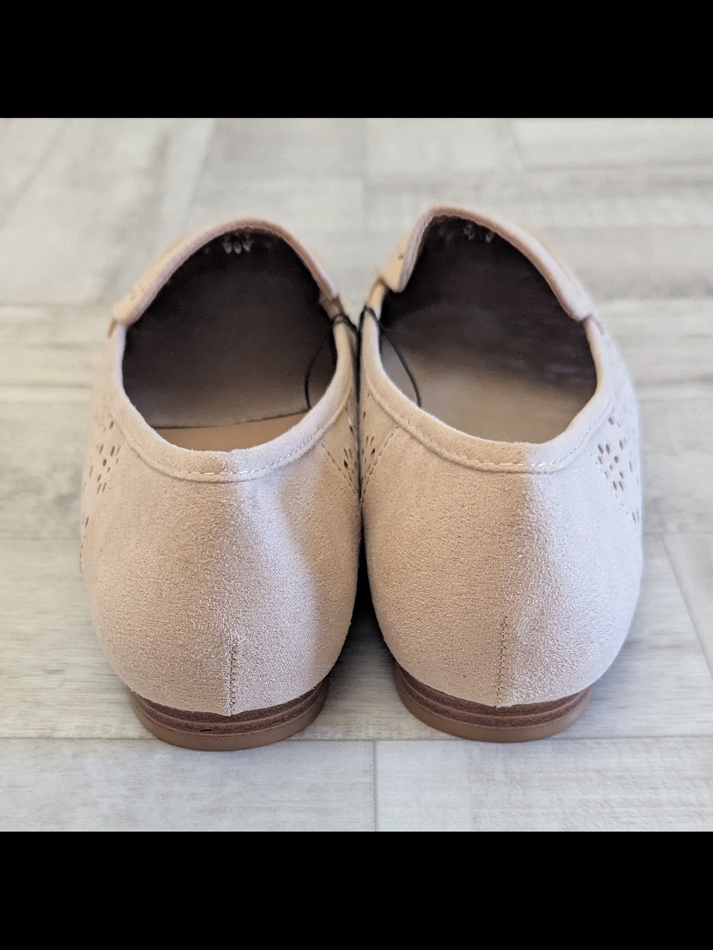 Torrid Womens 9.5 WW Perforated Detail Flats Tan Slip On Loafers Boho Comfort - Picture 5 of 8